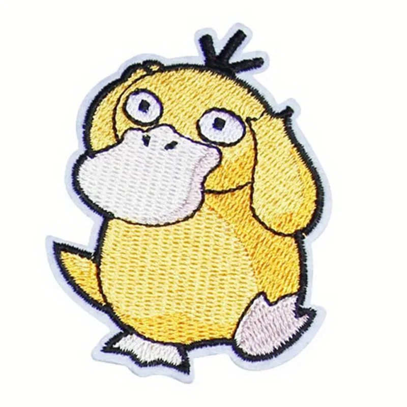 Color: Antique Brass - Kawaii Animals Patch Anime Game Embroidered Patches For Clothing DIY Iron on Patches For Clothes Jacket Cartoon Patch Stickers