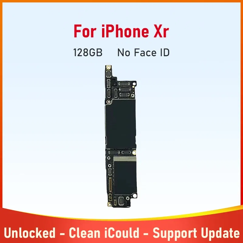 Color: PURPLE, Ships From: CHINA - Top Tested Motherboard for iPhone X XR XS Max 64g 128g 256g Unlocked Mainboard With Face ID Cleaned Logic Board