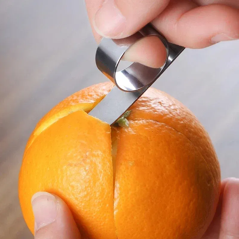 Stainless Steel Orange Peeler Citrus Grapefruit Orange Peel Peeler Vegetable and Fruit Peeling Knife Small Kitchen Peeling Tool