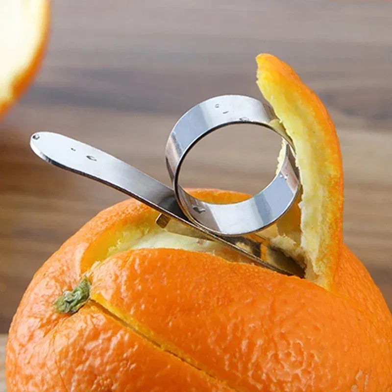 Stainless Steel Orange Peeler Citrus Grapefruit Orange Peel Peeler Vegetable and Fruit Peeling Knife Small Kitchen Peeling Tool