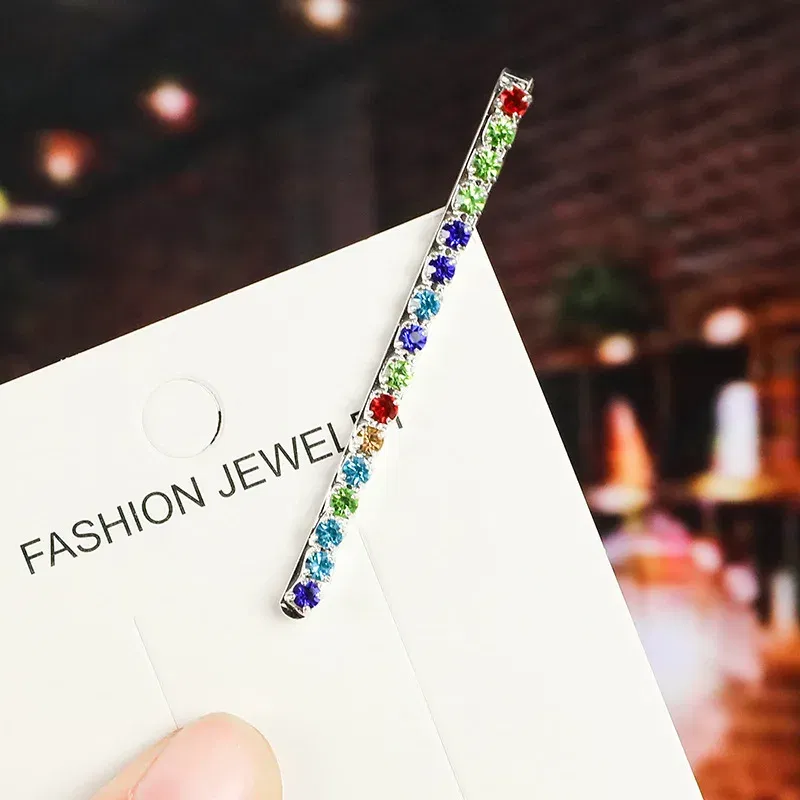 Color: Chocolate, Ships From: CHINA - 2020 New Elegant Rhinestone Hairpins Women Girls Hair Clips Pin Accessories Hair Ornaments Hairclip Hairgrip Barrettes Headdress