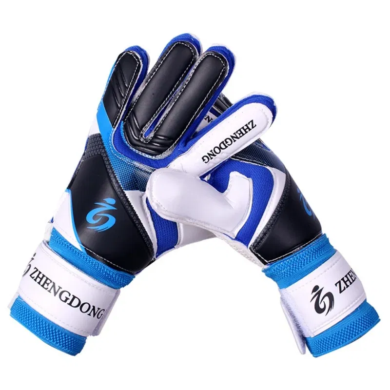 Color: Green, Size: L - Adults Kids Professional Soccer Goalkeeper Gloves Finger Protection Goal Thickened Latex Football Gloves for futbol futebol Goal