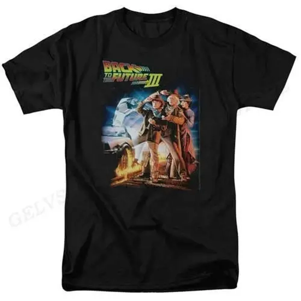 Color: Khaki, Size: S - Back To The Future T Shirt Graphic Print Men Women Fashion Hip Hop Streetwear Short Sleeve Plus Size T Shirt Unisex 62473