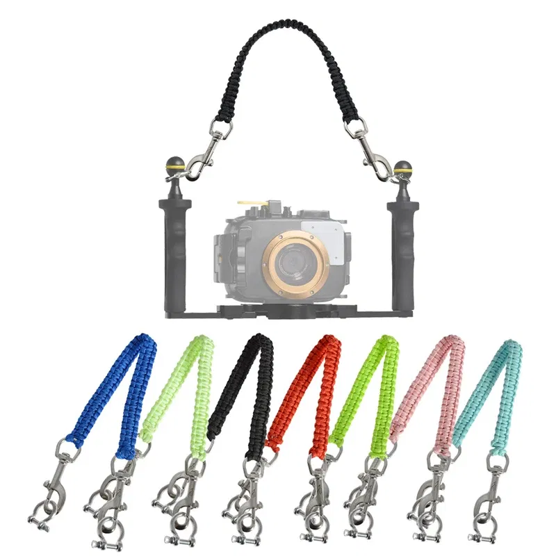 Body Color: Yellow - Scuba Diving Handle Rope Lanyard Strap Carrier Gopro Sony Canon Nikon Camera Housing Case Light Holder Underwater Photography