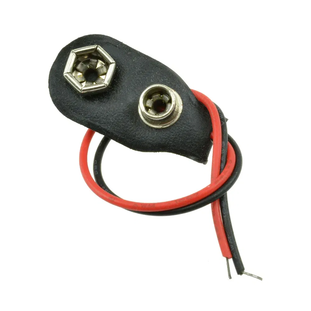 Package Quantity: 20-29Pcs - 10PCS 9V Battery Snap Connector Clip Lead Wires Holder 10cm Black Red Cable