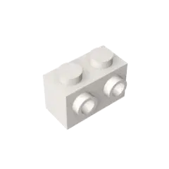 Color: VIOLET/?«?—?…° - MOC PARTS DIY GDS-634 BRICK 1X2 W. 2 KNOBS compatible with lego 11211 children's toys Assembles Building Blocks Technical