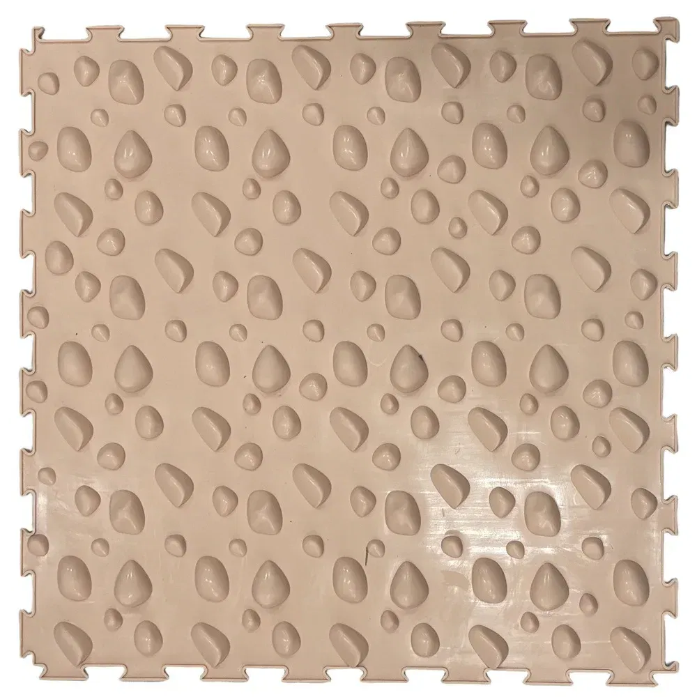 Color: Burgundy - Children's Tactile Sensory Training Mat Acupressure Pad Foot Massage Mat Children's Baby Acupressure Pad Toe Pressure Pad