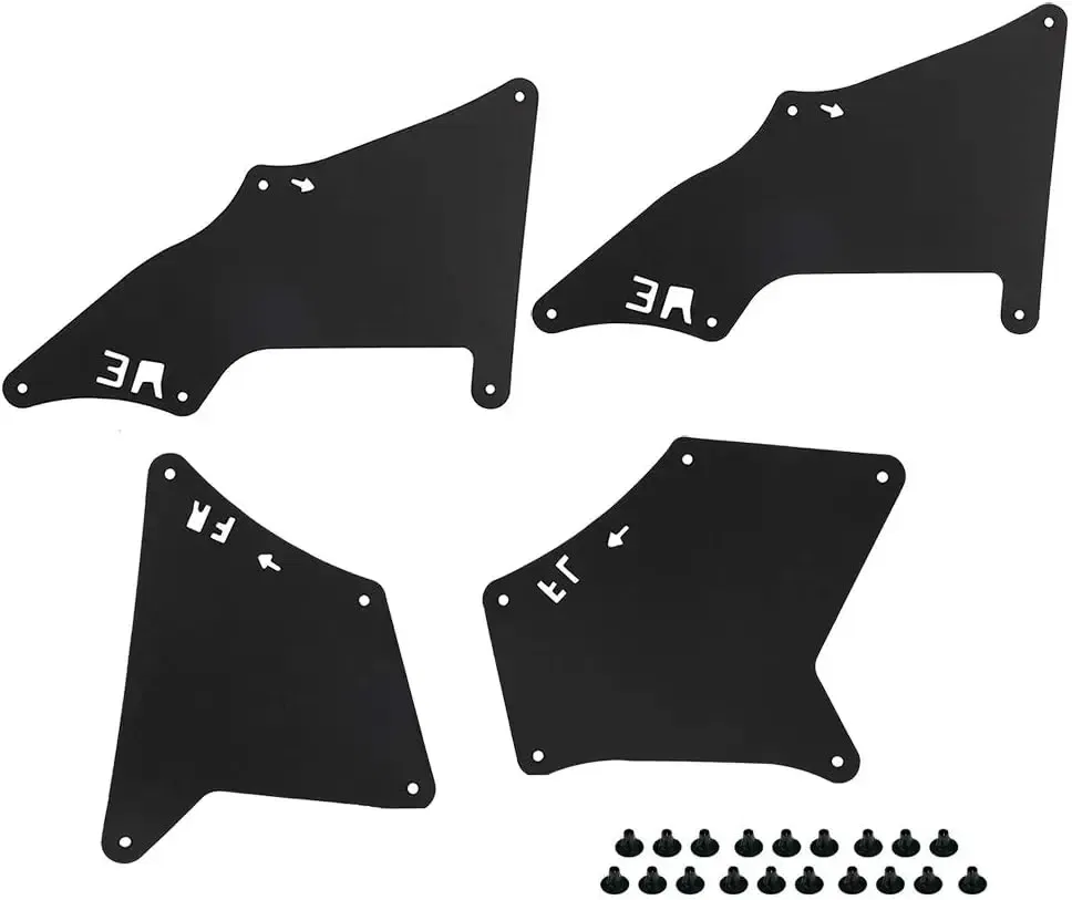 Splash Guard Fender Liner Shields With Clips Compatible WithToyota 4 Runner 2007-2014 FJ Cruiser Lexus GX460 Lexus GX470