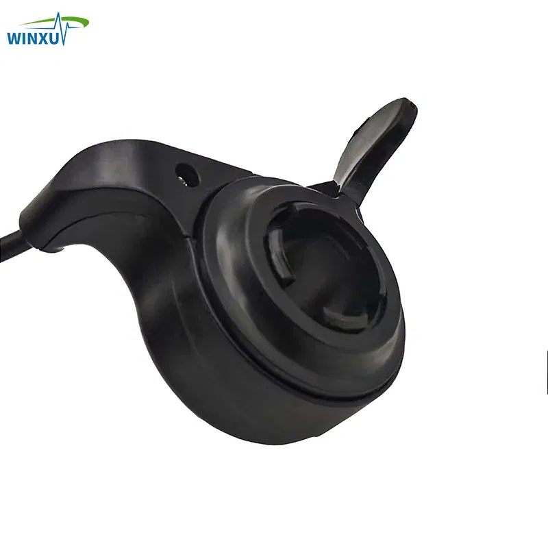 Color: Light green - Electric Bicycle Throttle Speed Regulator Non-Display Speed Control Thumb Throttle Accelerator E-Bike Scooter Accessories