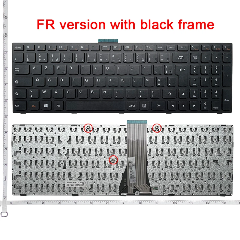 Color: Yellow - US/UK/RU/SP/FR/TI/AR Laptop Keyboard For Lenovo G50 G50-30 G50-45 G50-70/AT G50-80 B50 B50-30 B50-45 B50-70 B50-80 Y50C