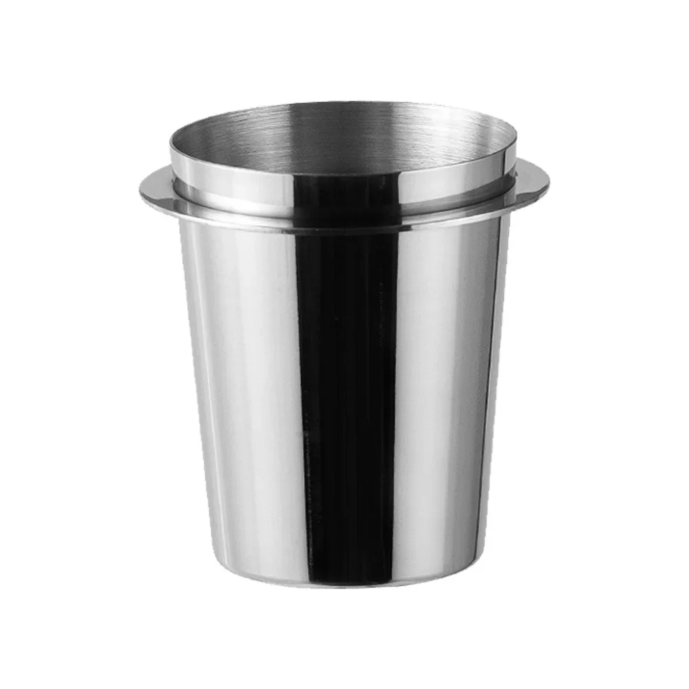 Color: Red - Coffee Dosing Cup 51/54/58mm Coffee Bean Measuring Cups Stainless Steel Replacement Cafe Barista Tool for Espresso Machine