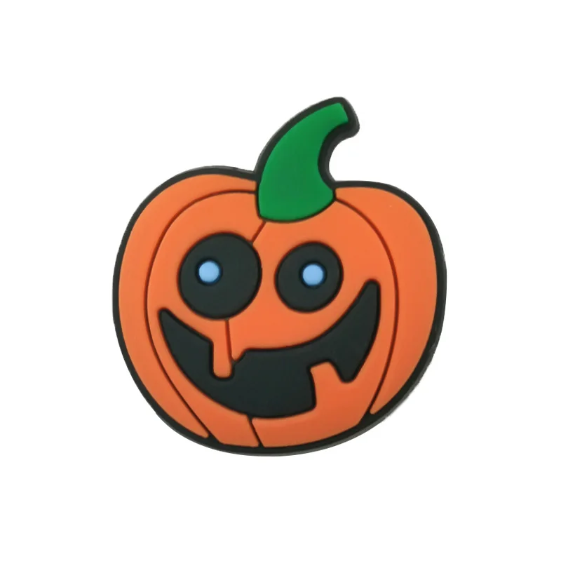 Color: light brown - Halloween Shoe Charms Funny Ghosts Pumpkin Clog Charms Sweets Candles Broom Shoe Clips Decorations Chips Cats Bats Clips Jeans