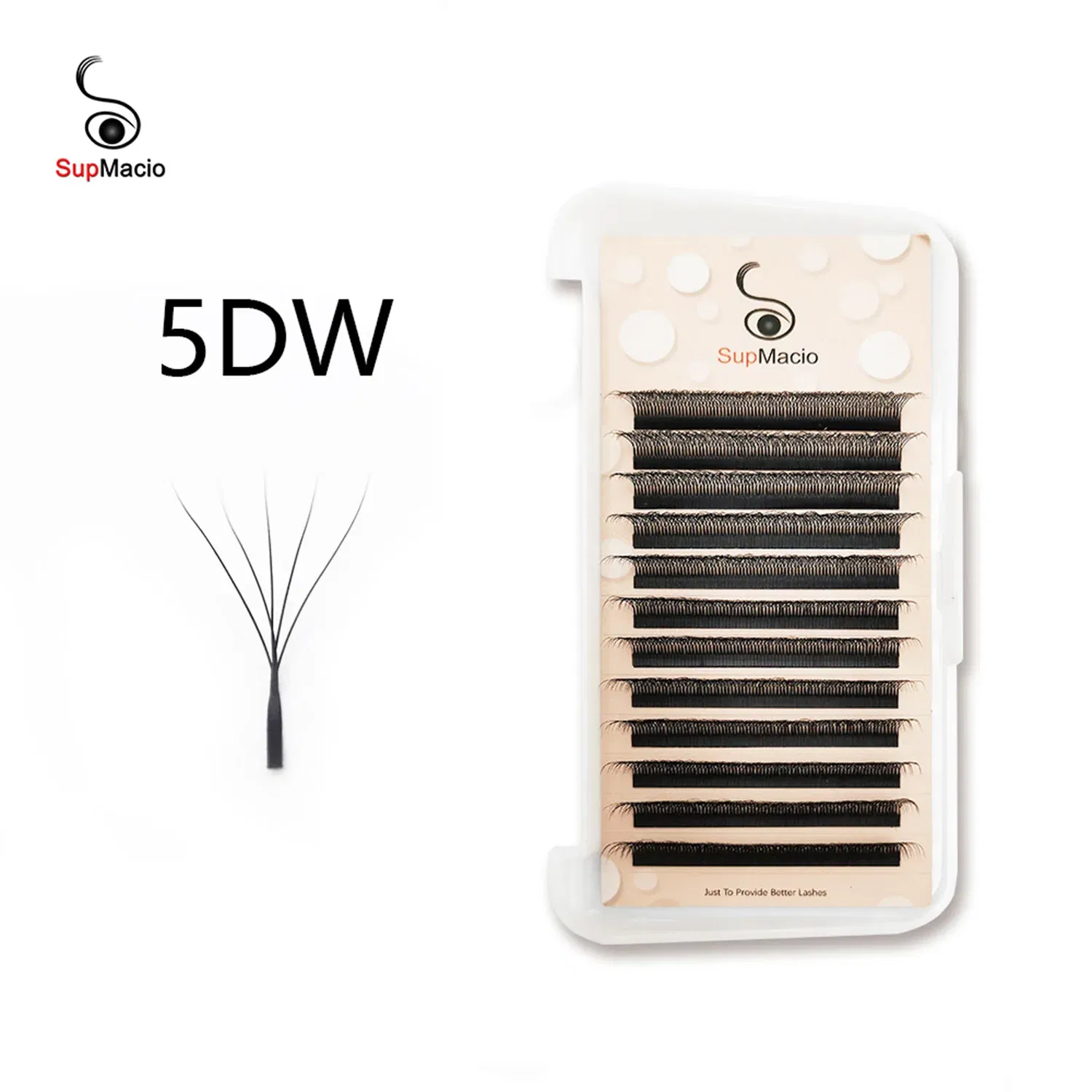 Curl: D, Thickness: 0.07mm, Length: 11mm - Eyelashes W 5d W Lashes 5d Cilios 5d Wire Bundles 0.07 8-15 Mix 5dw Eyelashes 5 D W Eye Lash Extensions Eyelash Natural Lashes