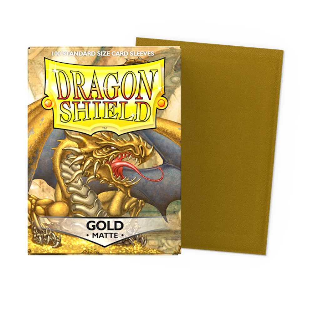 Color: Light Grey - 100 PCS/BOX Colorful Matte Dragon Shield Cards Sleeves Cards Cover Matte Cards Protector for Magic MGT/Star Card Board Games