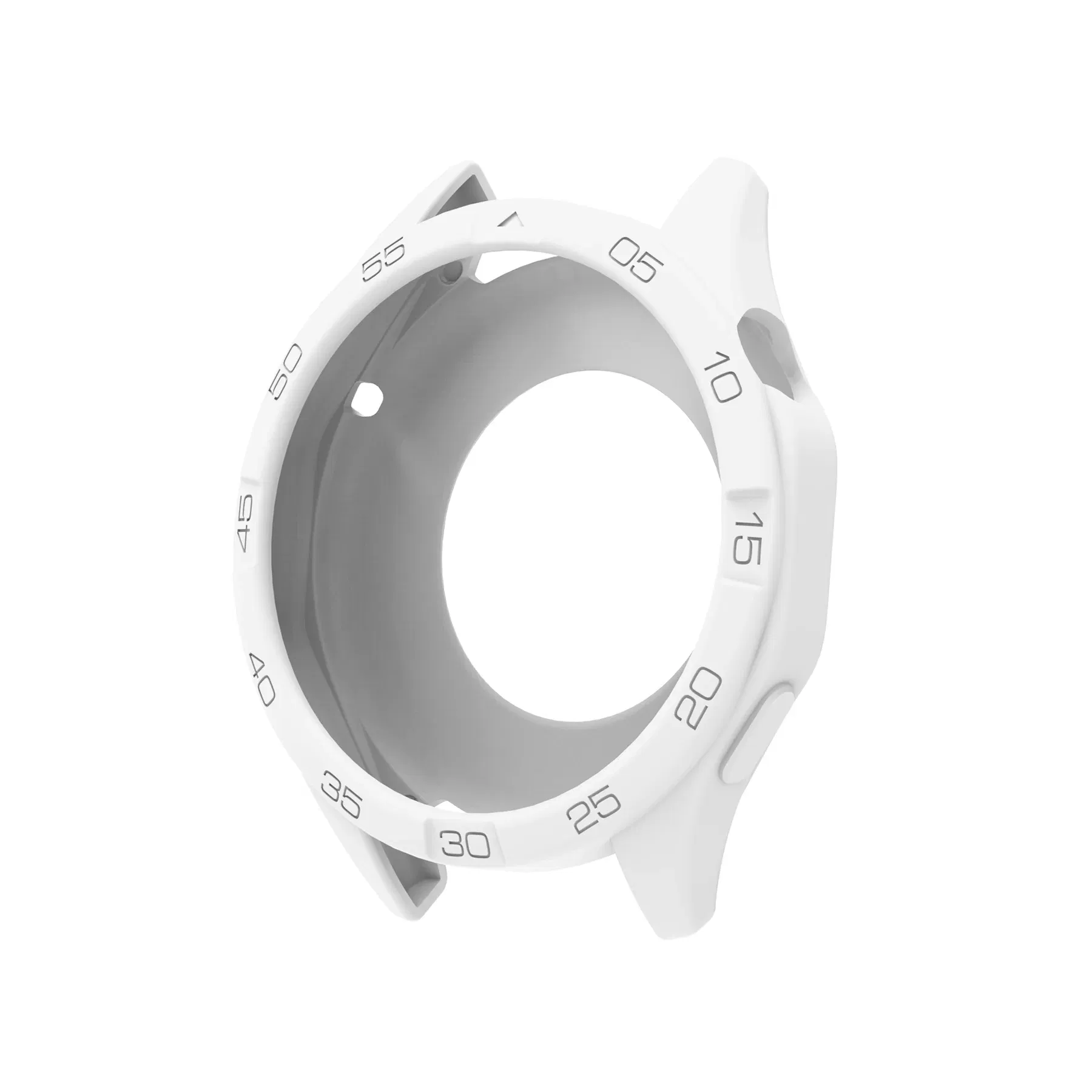 Color: 27J#, Dial Diameter: 2 - 3.9 Inches - Soft Silicone Case For Huawei Watch GT6/GT5/GT4 46mm Hollow Watch Shell Flexible and Durable Watch Protection Accessories