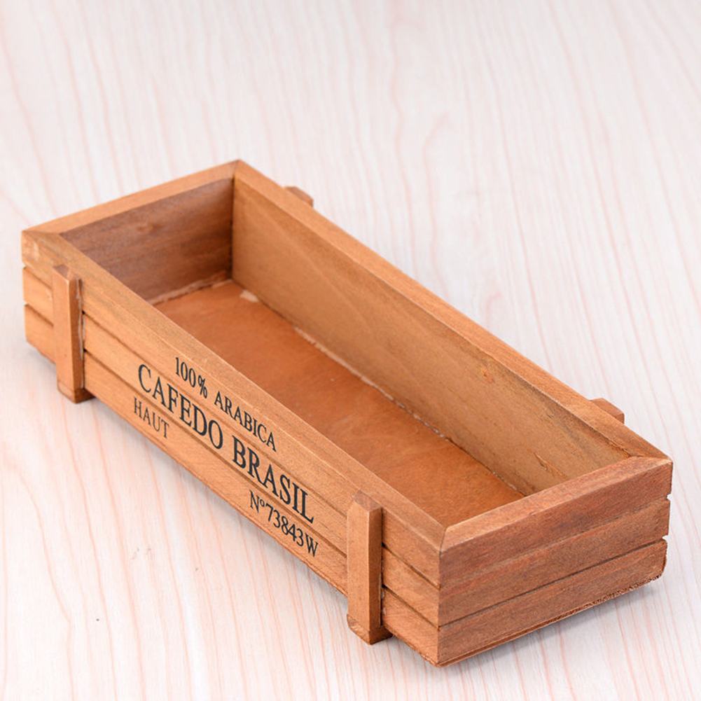 Color: Army Green, Ships From: CHINA - HOT SALES!!!New Arrival Wood Planter Box Garden Yard Rectangle Flower Succulent Container Plant Pot Wholesale Dropshipping