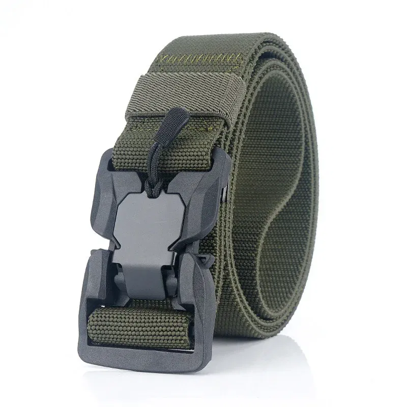 Color: plum, Belt Length: 125cm, Ships From: CHINA - Military Nylon Tactical Belt for Men Women Unisex Magnetic Quick Release Buckle Army Outdoor Training Waist Belts Strap Nylon