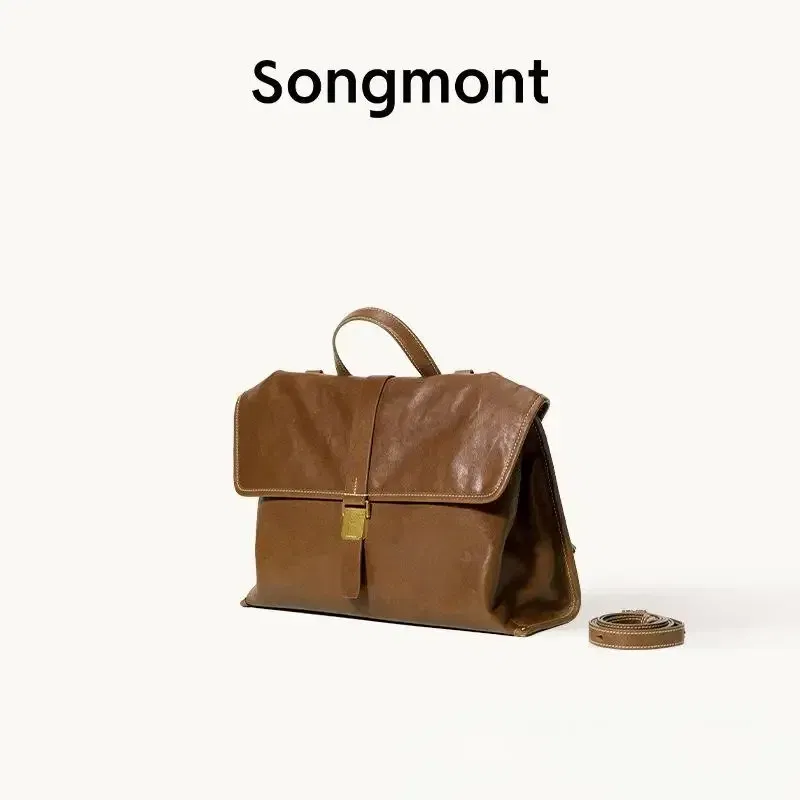 Color: Dark Grey - Songmont Mountain Rambler Backpack, Unisex Convertible Briefcase for Work Commute & Crossbody Carry