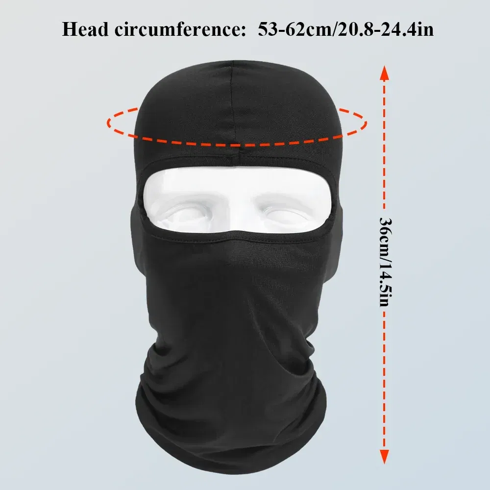 Color: Gold - Breathable Sports Balaclava Hat Quick-Dry Windproof Full Face Mask Headgear for Riding Running Ski Hiking Outdoor Face Cover Men