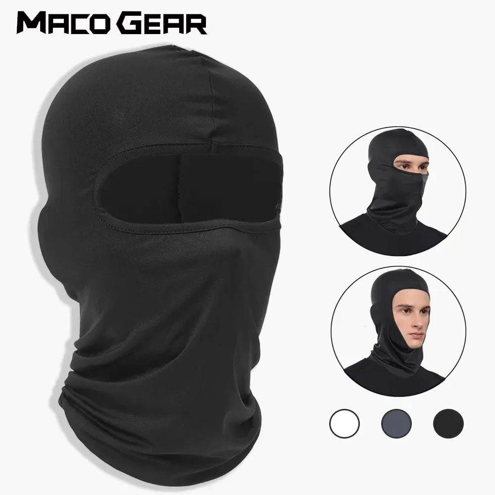 Color: Gold - Breathable Sports Balaclava Hat Quick-Dry Windproof Full Face Mask Headgear for Riding Running Ski Hiking Outdoor Face Cover Men