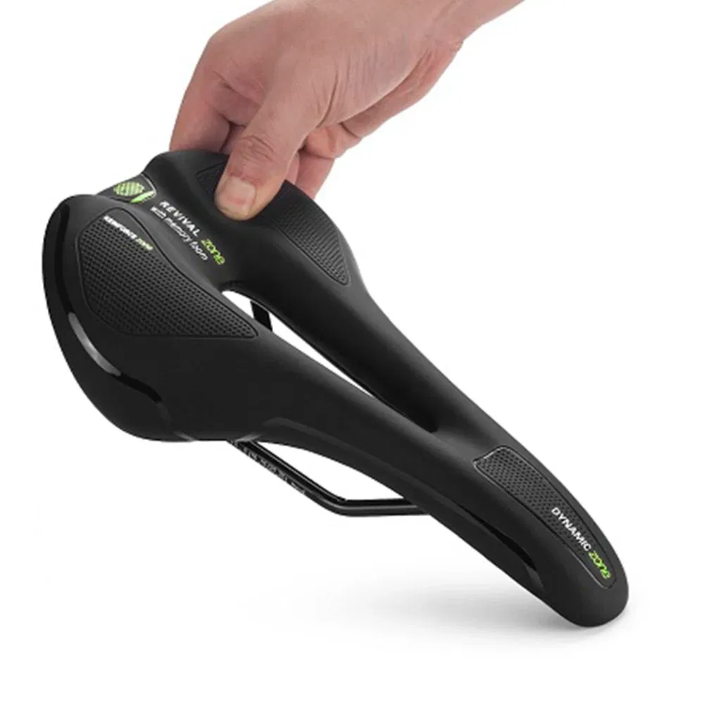 Color: WHITE - Hollow Comfort Bicycle Saddle Breathable Seat Cushion Shockproof Waterproof Ergonomics MTB Road Bike Saddle Bike Accessories