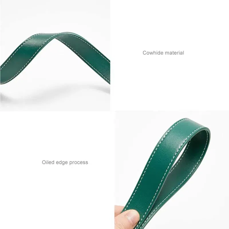 Color: Navy Blue - Bag extended shoulder strap for Goyard Bowling 25 toiletries bag handle shoulder replacement strap bag modification accessories