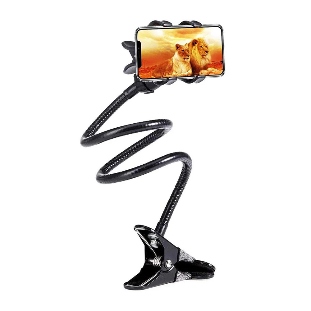 Enhanced Desk Flexible Gooseneck Stand Rack Gooseneck Clamp Webcam Stand for Logitech C925e C922x Brio 4K