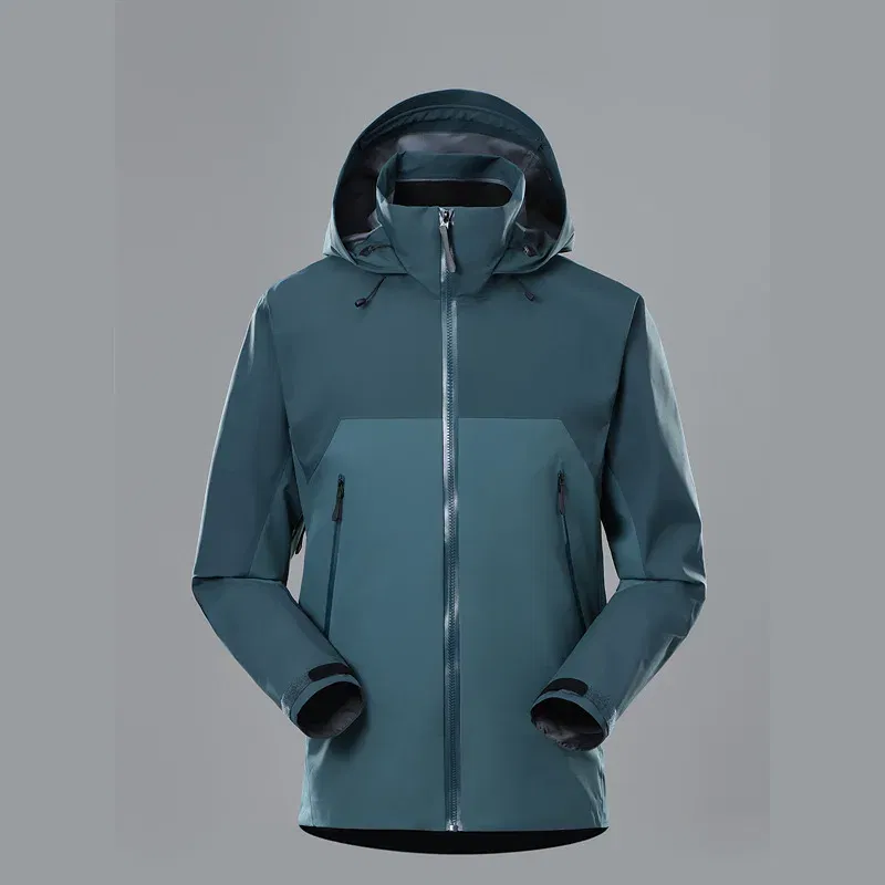 Color: Blue, Size: XXXL - ARC Outdoor Men's and Women's, Fashionable, Windproof and Waterproof, Mountaineering, Breathable, Travel, Camping, Windbreaker