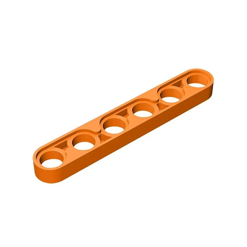 Color: Blue - Gobricks GDS-694 Technical, Liftarm Thin 1 x 6 compatible with lego 32063 pieces of children's DIY Building Blocks Technical