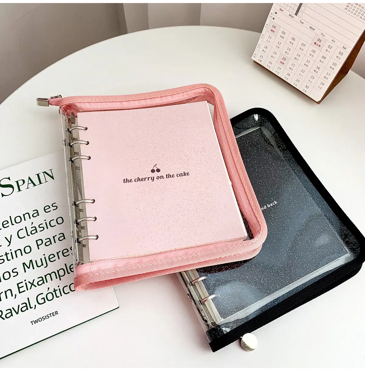 Color: green, Size: A6 - New Arrival 2023 Cute A5/A6 My Journal Agenda Notebook & DIY Photocard Binder Organizer Gift Book School Stationery