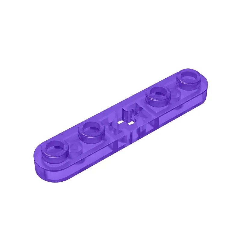 Color: VIOLET/?«?—?…° - Gobricks GDS-900 Plate 2 x 4 Technical, Plate 1 x 5 with Smooth Ends, 4 Studs and Center Axle Hole compatible with lego 32124