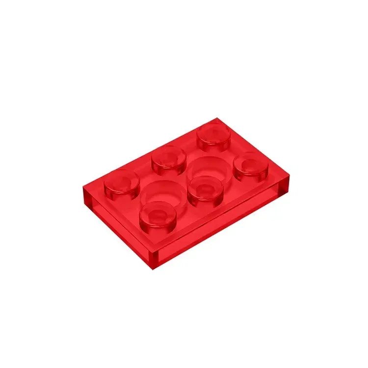 Color: Light Grey - Gobricks GDS-510 Plate 2 x 3 compatible with lego 3021 pieces of children's DIY building block Particles Plate DIY