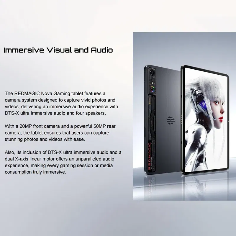 Memory Size: 2GB, Color: black, Ships From: CHINA - Top Version Redmagic Nova Gaming Tablet 10.9" Snapdragon 8 Gen 3 Leading Version 10100mAh 50MP Don't include the Charger