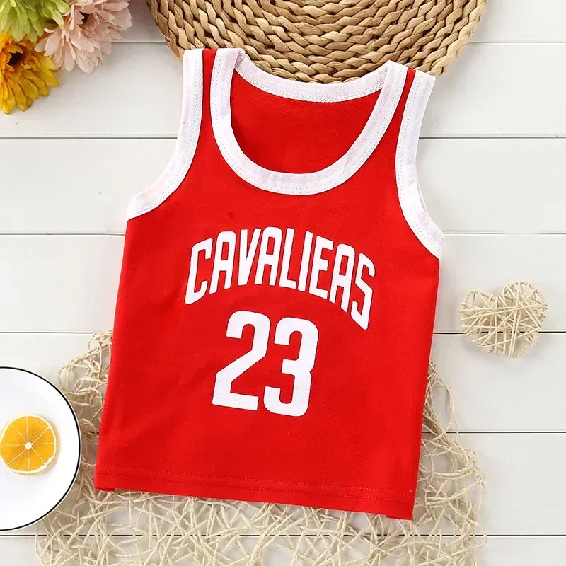 Color: black, Kid Size: 4 - Summer Kids Tops Clothes Tank Sleeveless Breathable Cotton Children T-shirt Vest Top Clothing Outfit Cartoon Boys Girls 0-7Years