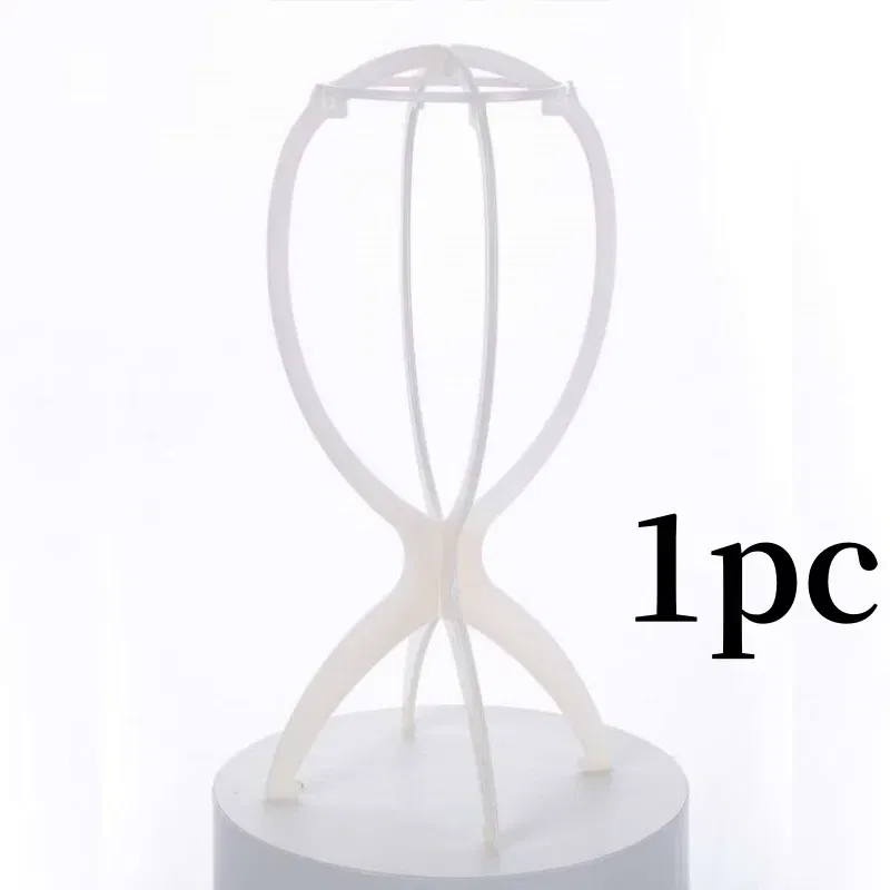 Color: Blue - 10pcs Wig Stand Durable Easy Assembly Wig Cap Holder Portable Plastic Hair Hat Displaying Stand Ideal for Home Salon Travel Use
