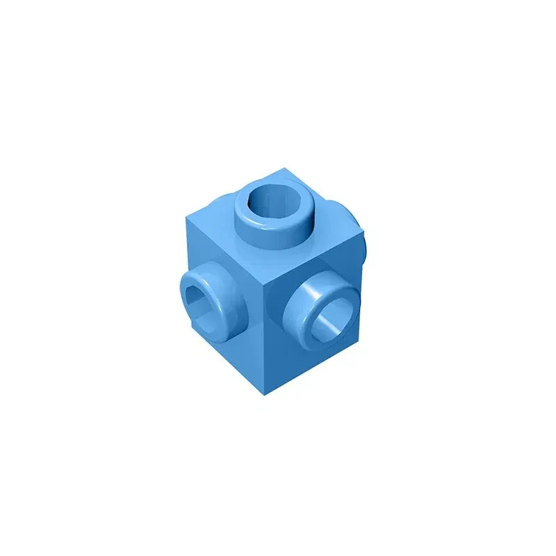 Color: NAVY - Gobricks GDS-650 BRICK 1X1 W. 4 KNOBS compatible with lego 4733 children's DIY Educational Building Blocks Technical
