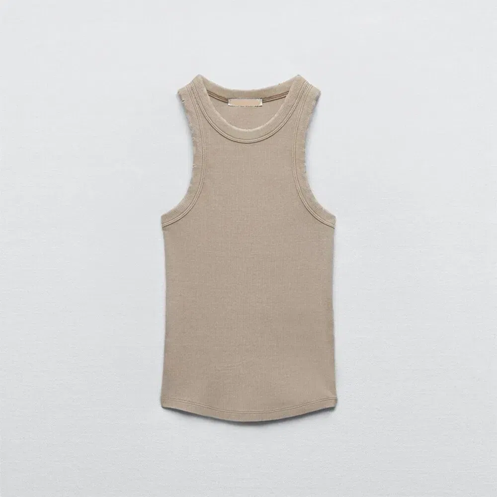 Size: S, Color: WHITE - BMURHMZA Fashion New Water Wash Rib Simple Retro Workwear Women's Tank Top