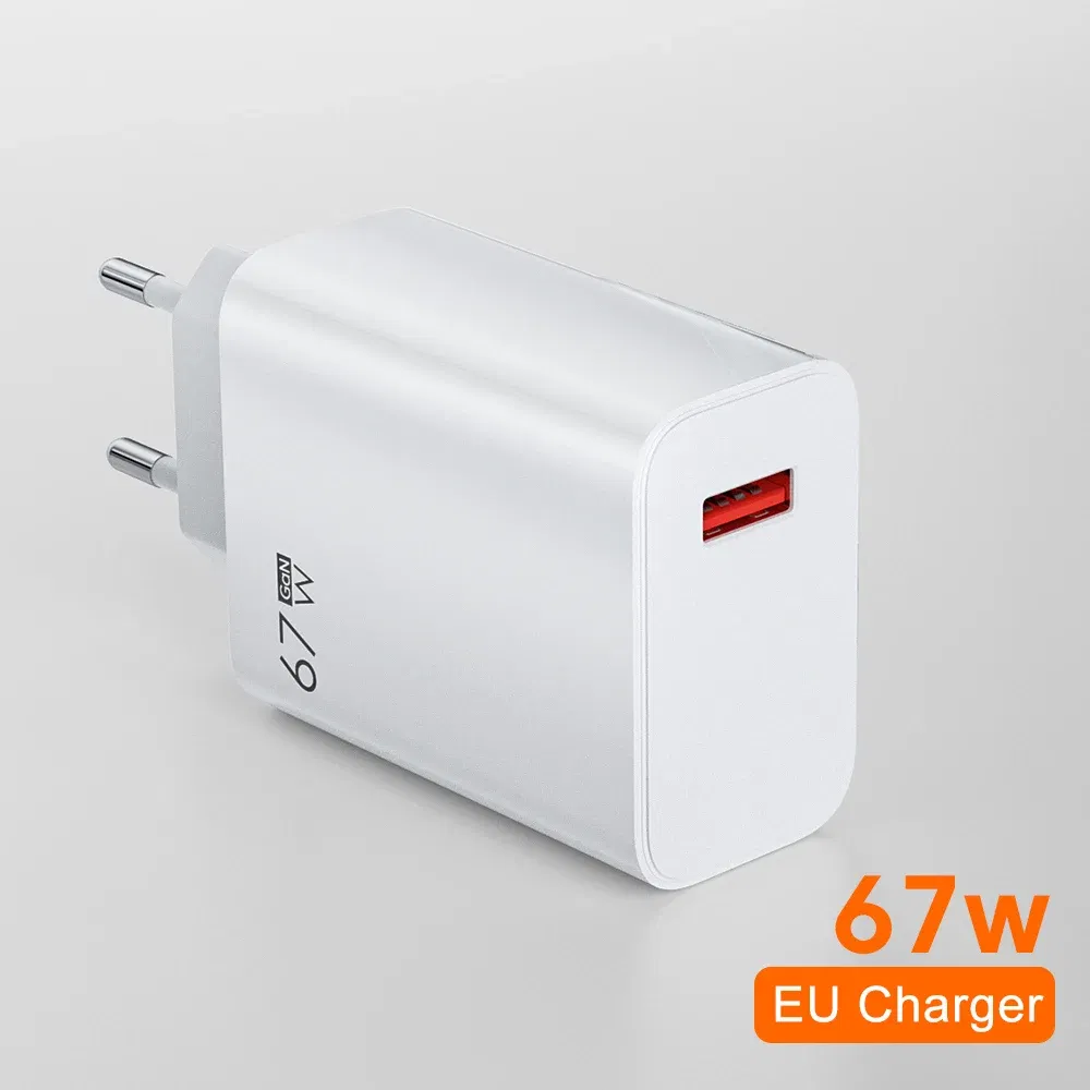 Plug Type: IL - Xiaomi 67W Super Fast Charger USB Type-C PD Interface Charging Fast Charging Phone Charger For iPhone15 Samsung Huawei Data Line