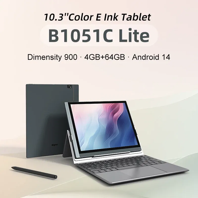 Color: RED, Ships From: CHINA - Bigme B1051C Pro 10.3'' Color Eink Ebook Reader Android 14 OS, Dimensity 1080, 8+256GB, Electronic Book Tablet 300PPI Ereader
