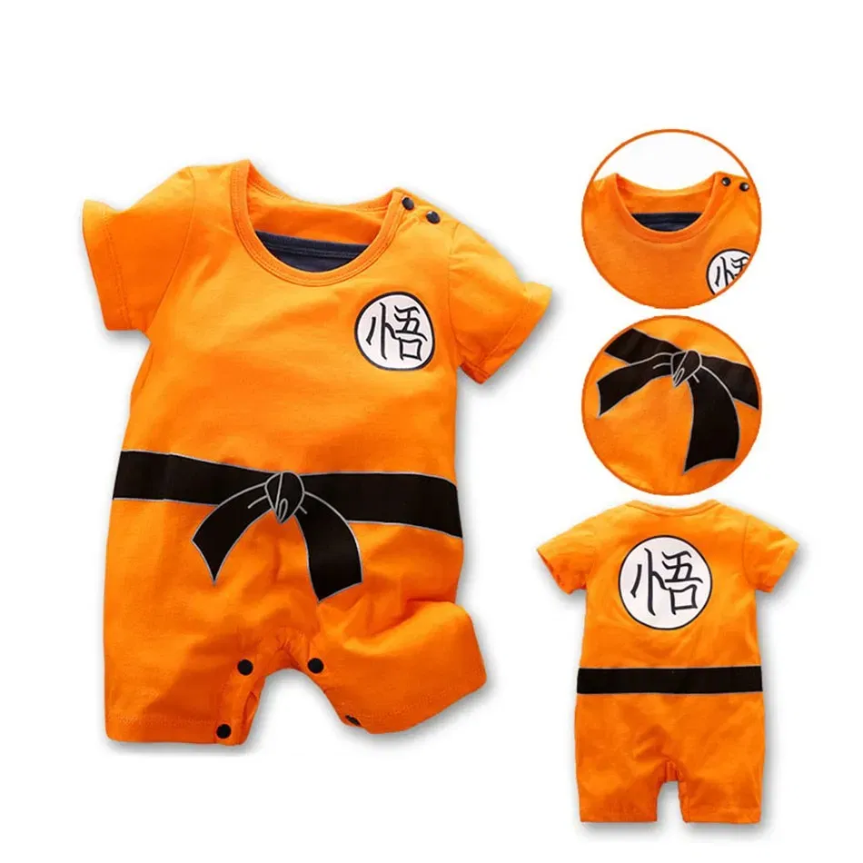 Color: GRAY, Kid Size: 24M - Anime Clothes Baby? Vegeta? Rompers Newborn? Kuririn? Roshi Training Outfit Infant Kids Halloween Cartoon Cosplay Costume Jumpsuit
