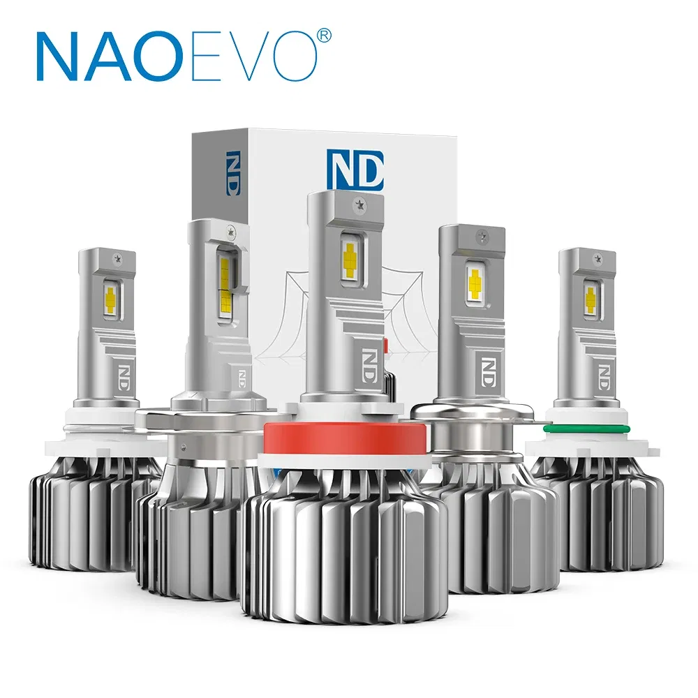 Emitting Color: DEEP BLUE, Ships From: CHINA - NAOEVO H7 LED Canbus H4 Lamp 140W 16800LM Anti Error HB4 6000K luces Led HB3 9005 H11 Car Headlight Bulb farol do carro lâmpadas