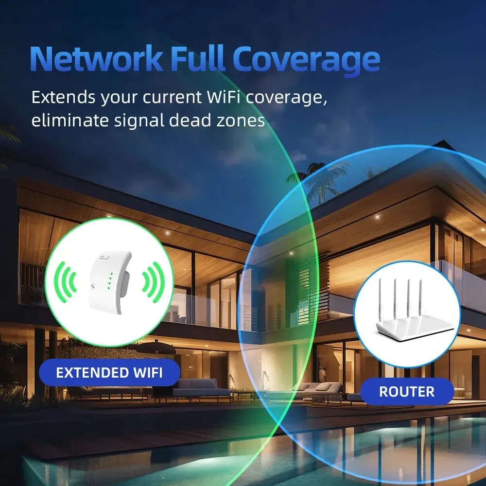 Plug Type: US Plug - PIX-LINK WR01 Wireless WiFi Repeater Wifi Extender Ultraboost Wifi Amplifier Long Range Repiter 300M Wi-Fi Booster Access Point