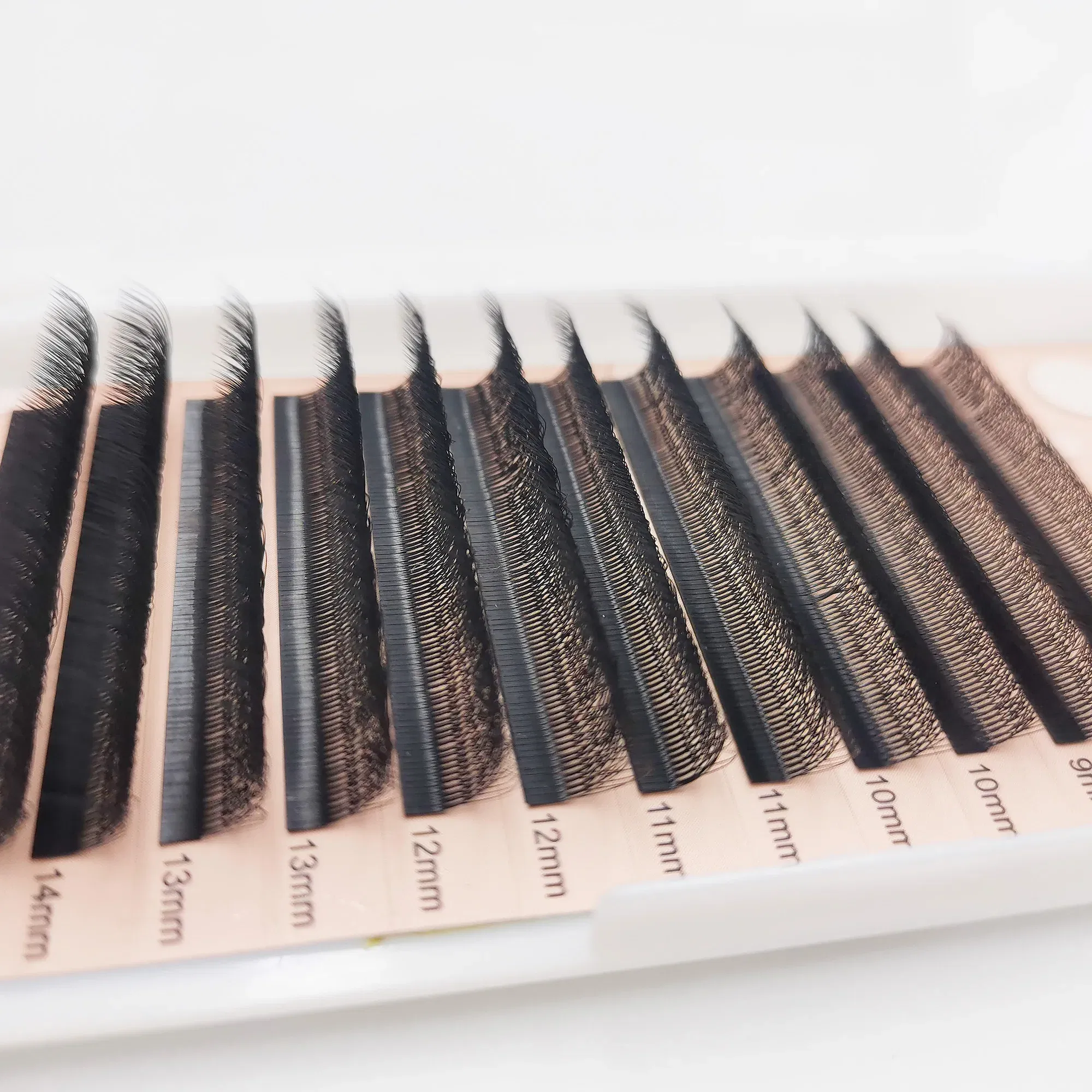 Curl: D, Thickness: 0.07mm, Length: 14mm - Supmacio Eye Lash Extensions 5D Mix Bouquets Volume 0.07 C D Extensao De Cilios 5D Eyelashes Wire