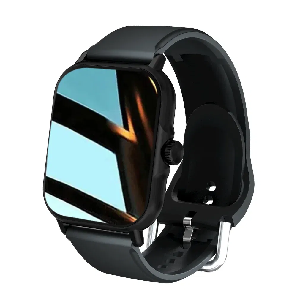 Color: Blue - LAXASFIT H9 and H6 Smartwatch Dial to Answer Calls Calorie Tracking Heart Rate Blood Oxygen Monitoring Bluetooth Smart Watch