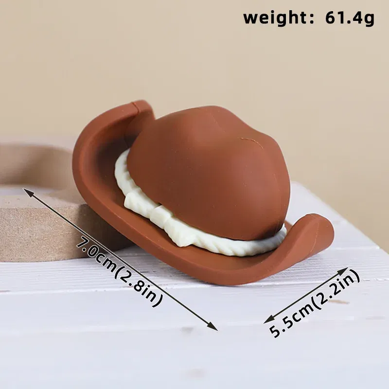 Color: Clear - Cowboy Cake Topper Western Cowboy Hat and Boot Cupcake Toppers with Balls Western Theme Birthday Party Baby Shower Supplies