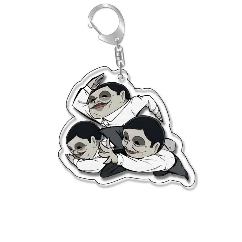 Color: Yellow - Anime Dandadan Momocute Cartoon Key Ring Keychain Jewelry Girl Pendant Fashion Children Gift Accessories Bag Charms Acrylic