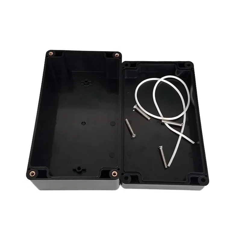 Color: WHITE - Black Outdoor Waterproof Enclosure Plastic Box Electronic Project Instrument Case Electrical Project Box Junction Box Housing