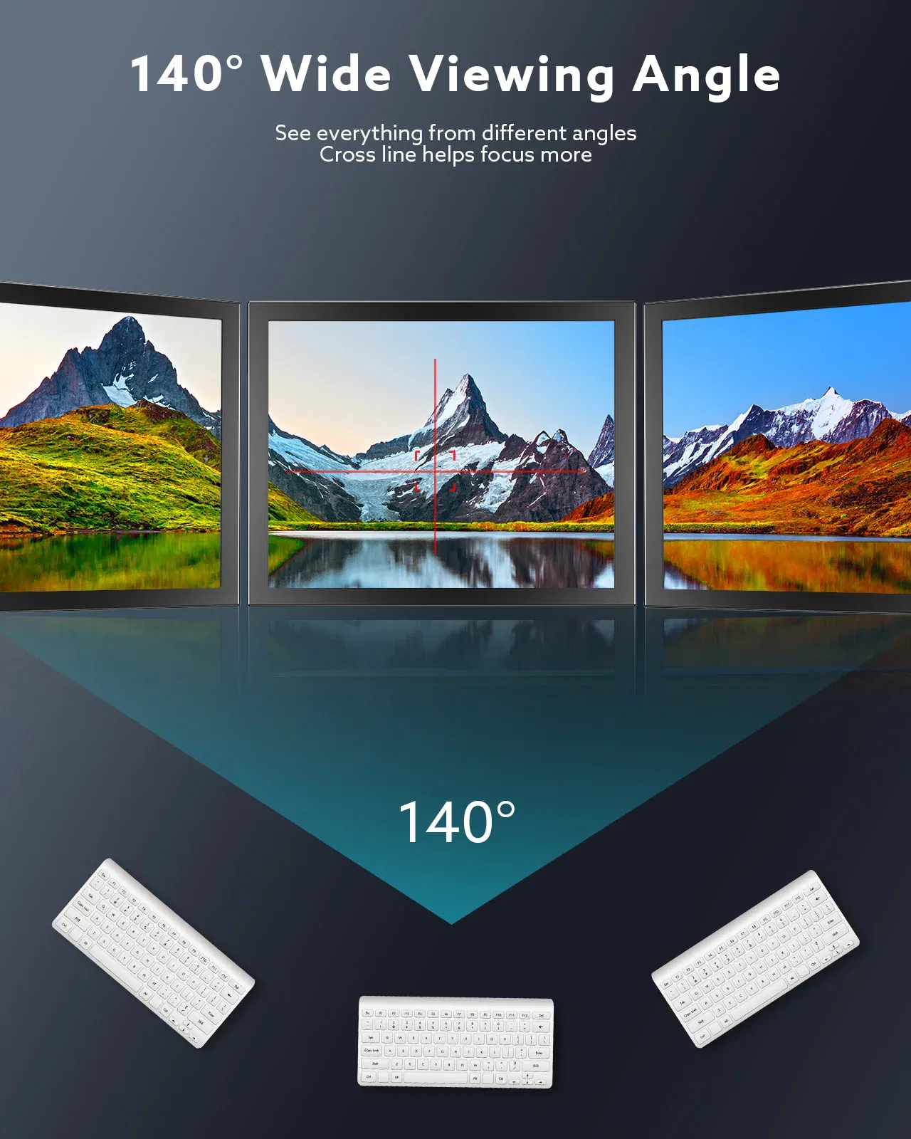Ships From: CHINA - EYOYO 8 Inch Mini Monitor 1024X768 Resolution TFT LCD Screen Display With HDMI/VGA/USB/AV Video Input For PC DVD DVR CCD Camera