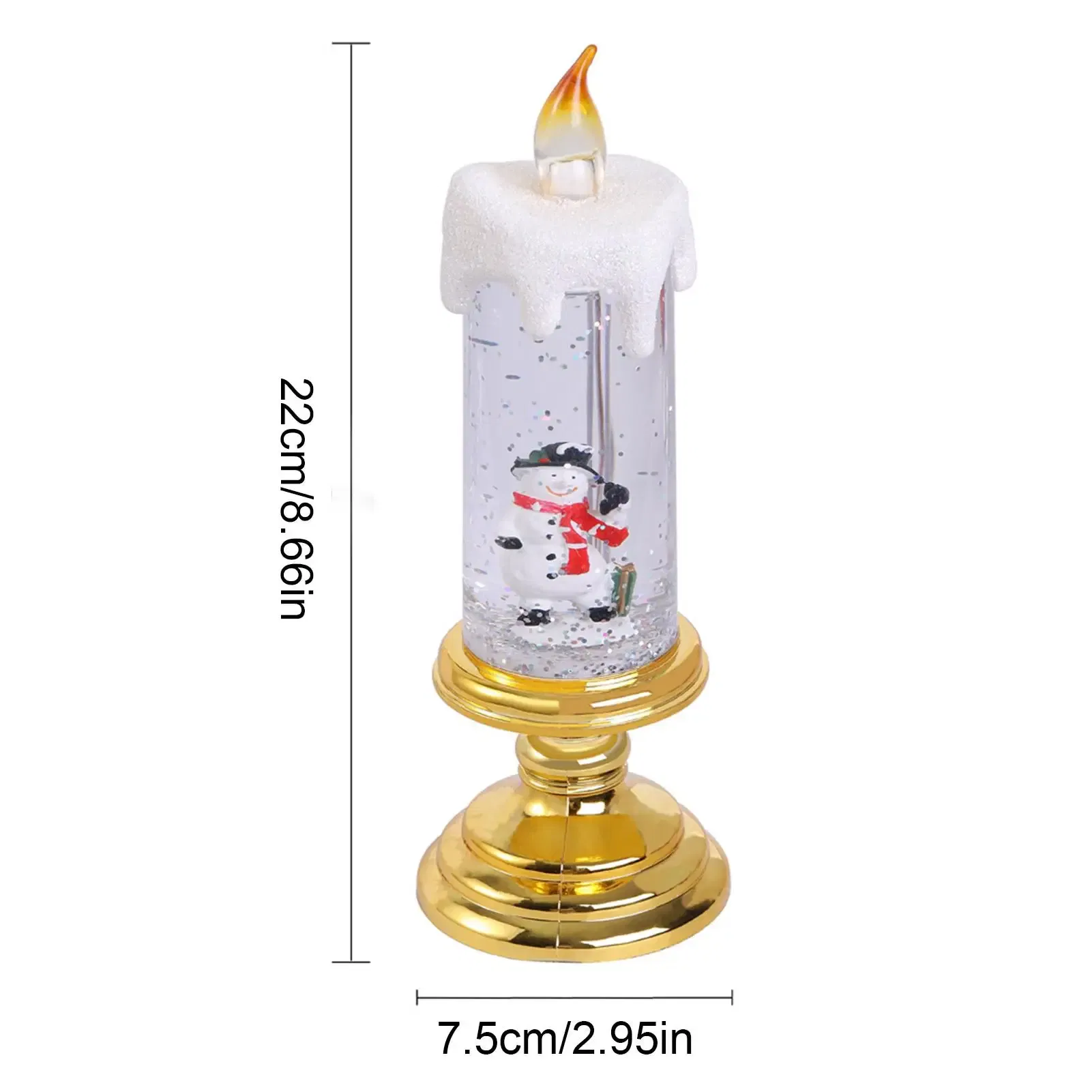 Color: Silver, Ships From: spain - Led Christmas Candles Christmas Candles With Pedestal Christmas Party Ornament For Him Her Christmas Gift For Changing