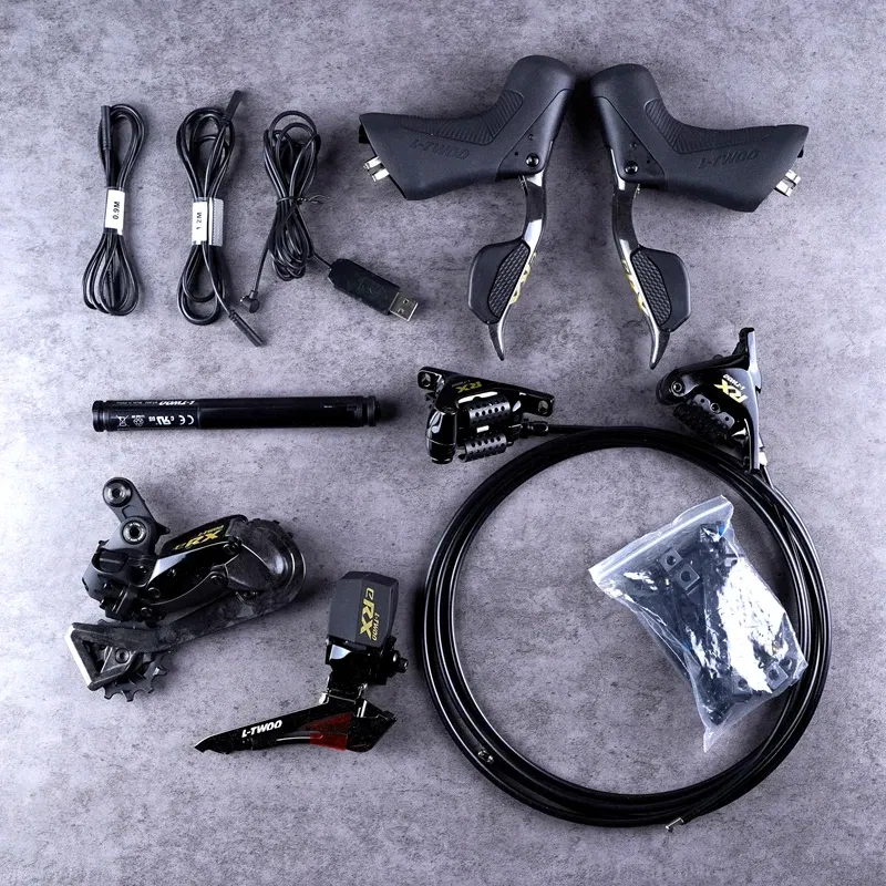 Color: Light Grey - LTWOO eRX Road Electronic Groupset, eRX 2x12s / 2x11s Electronic Groupset, ERX Replaceable Battery, APP Programming